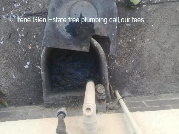 Irene Glen Estate free plumbing call our fees
