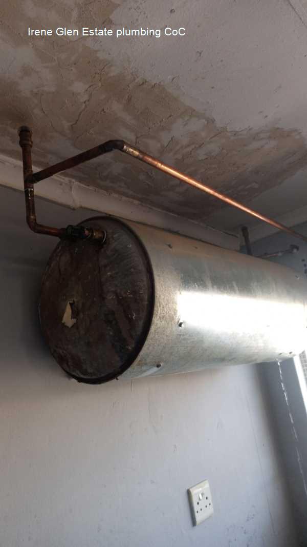 Irene Glen Estate plumbing CoC