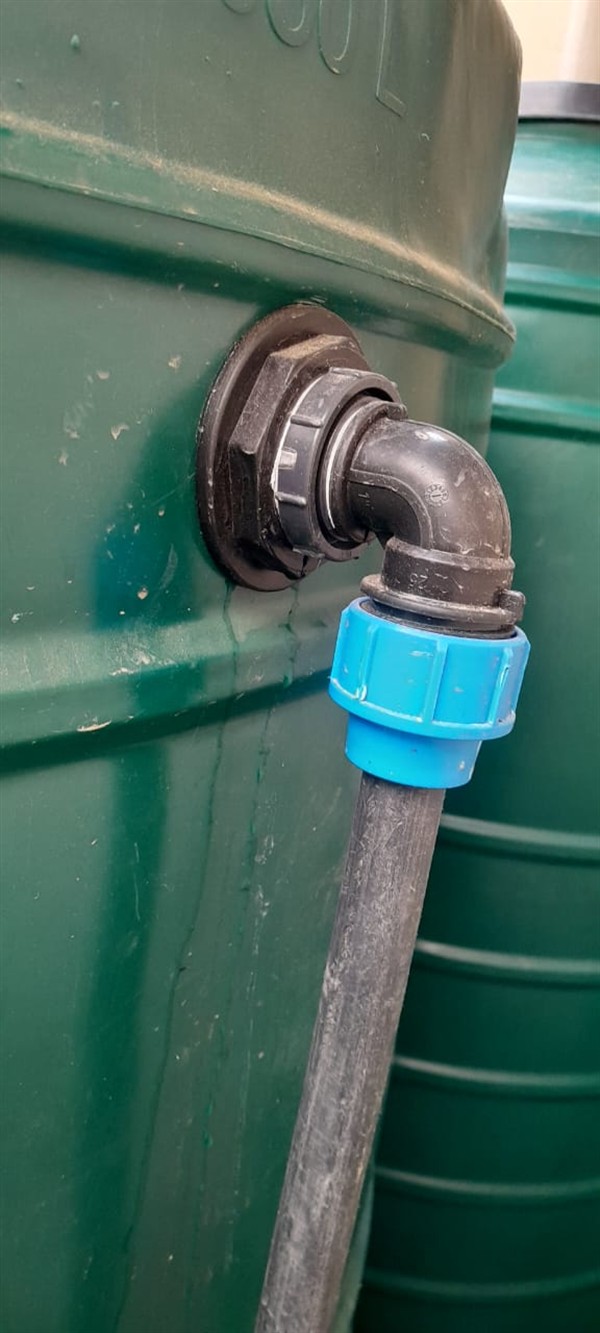 Open hot water geyser during thermostat and element repair in Louwlardia with internal components visible