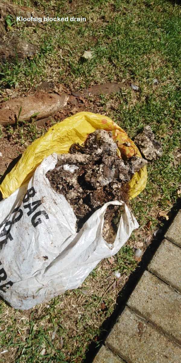 Kloofsig blocked drain cleaners