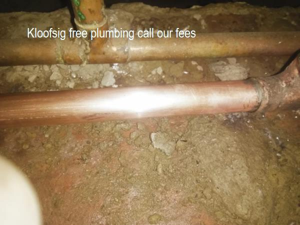 Kloofsig free plumbing call our fees