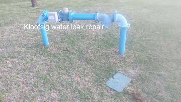 Kloofsig water leak repair while you wait by qualified plumbers offering guarantees on all work done.