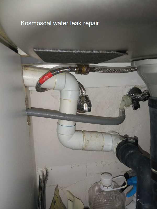 Kosmosdal water leak repair at all hours including public holidays by qualified plumbers.