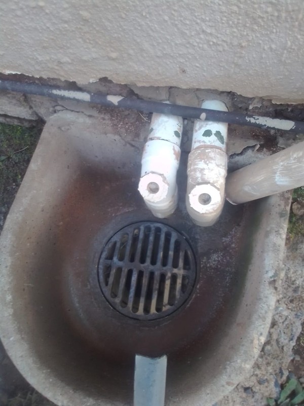 Heavy blockage in gulley