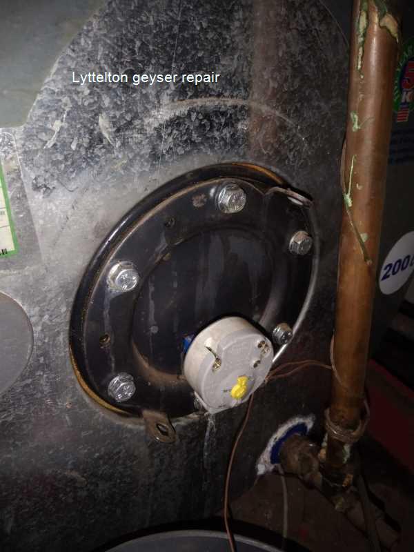 Lyttelton geyser repair