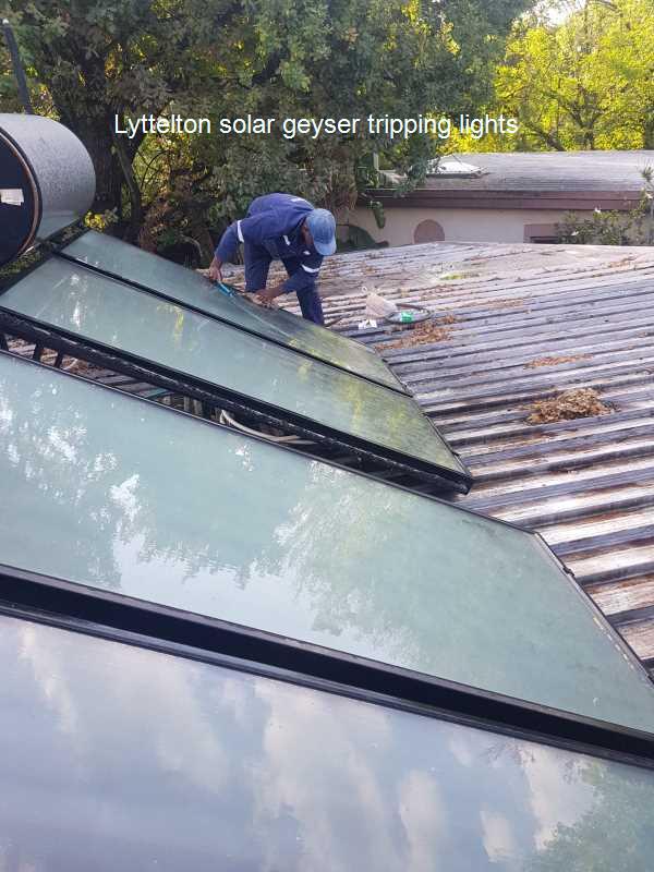 Lyttelton solar geyser tripping lights