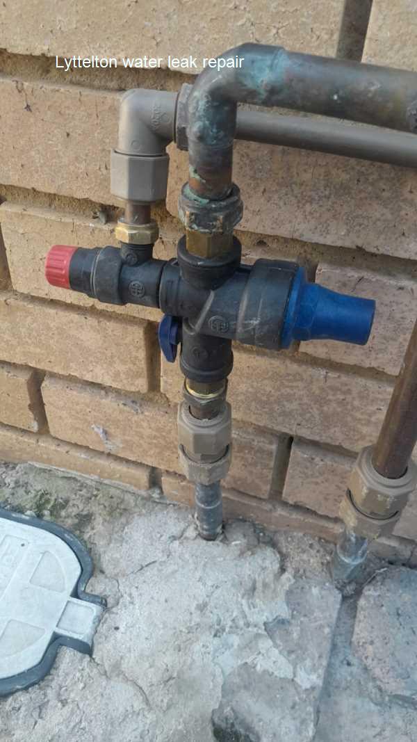 Lyttelton water leak repair by qaulified plumbers done while you wait as we do carry stock on board.