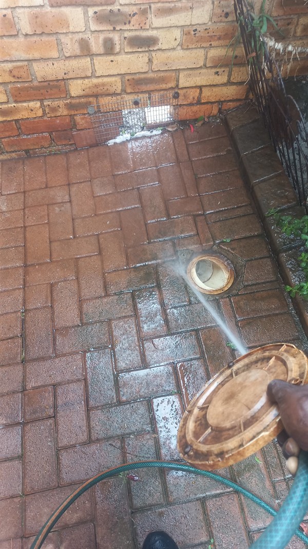 Drain now flows freely after repair