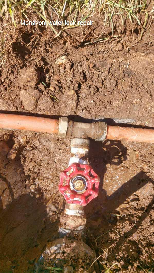 Monavoni water leak repair at all hours including public holidays by qualified plumbers.