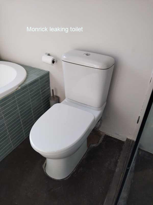 Leaking toilet in Monrick. Toilet leaks can escalate into significant plumbing issues if not addressed promptly. Our dedicated team provides timely repairs that stop leaks and safeguard your home from further damage. Trust us today!