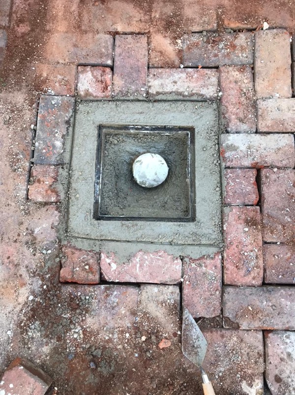 Pipe drainage fixed after clearing