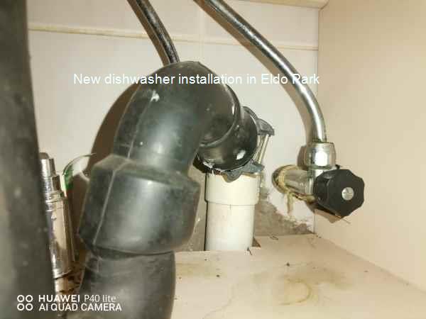 Eldo Park new dishwasher installation