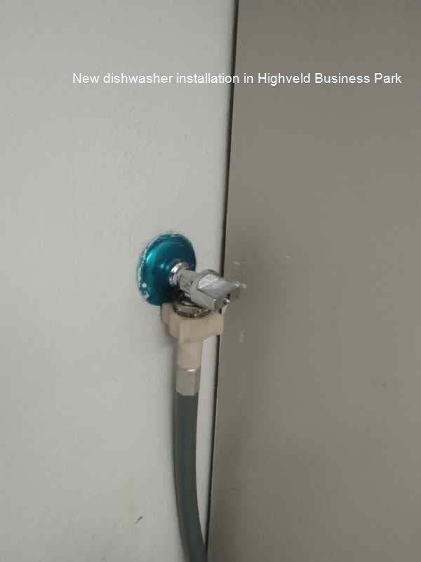Highveld Business Park new dishwasher installation