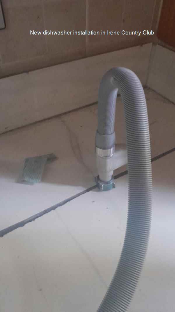 Irene Country Club new dishwasher installation