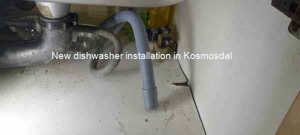 Kosmosdal new dishwasher installation