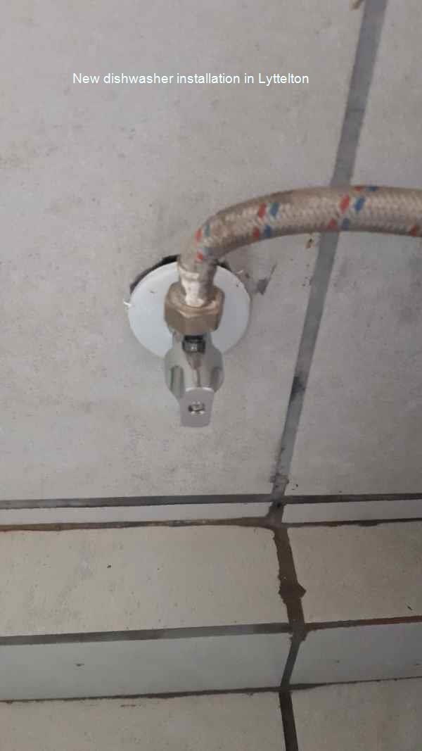 Lyttelton new dishwasher installation