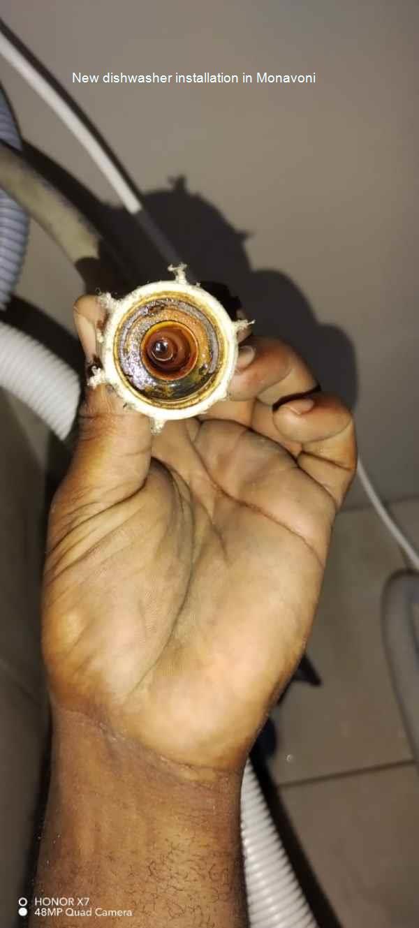 Monavoni new dishwasher installation