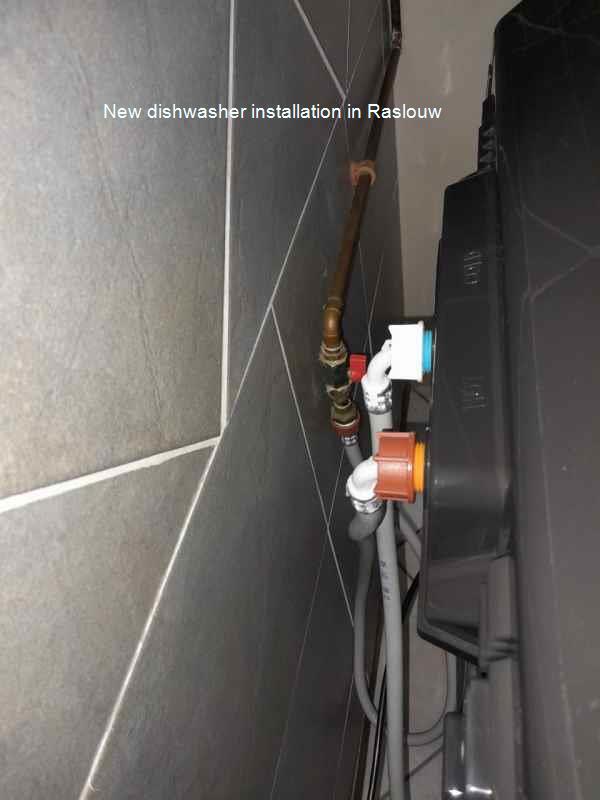 Raslouw new dishwasher installation