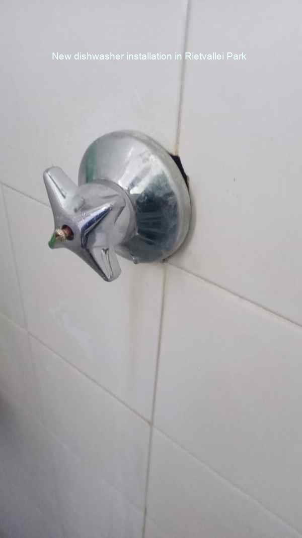 Rietvallei Park new dishwasher installation