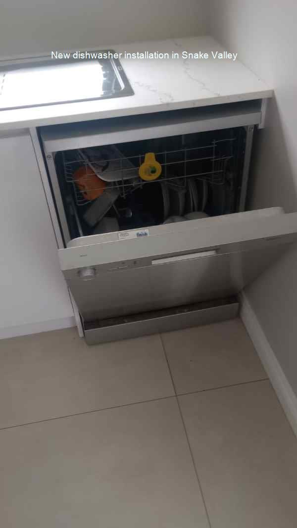 Snake Valley new dishwasher installation