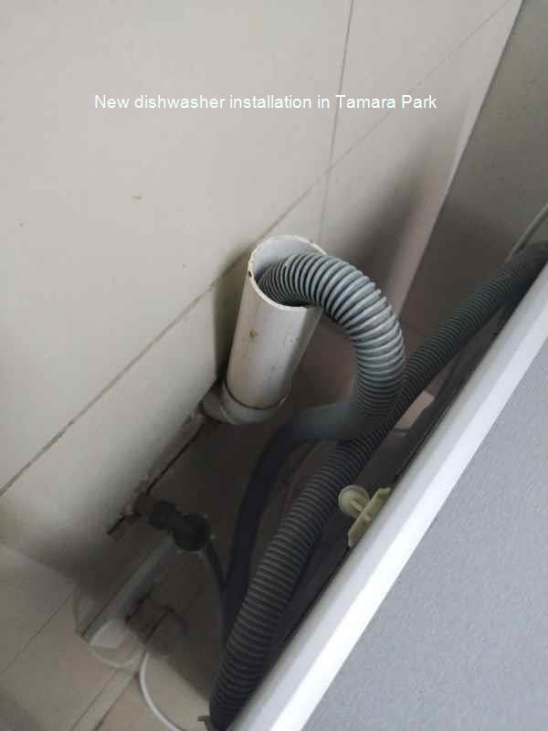 Tamara Park new dishwasher installation