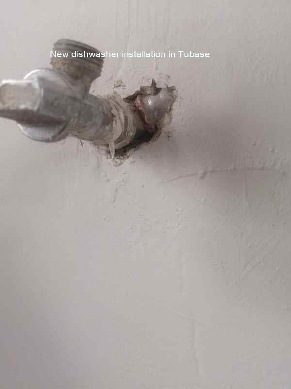 Tubase new dishwasher installation