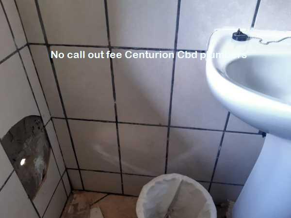 No call out fee Centurion Cbd plumbers
