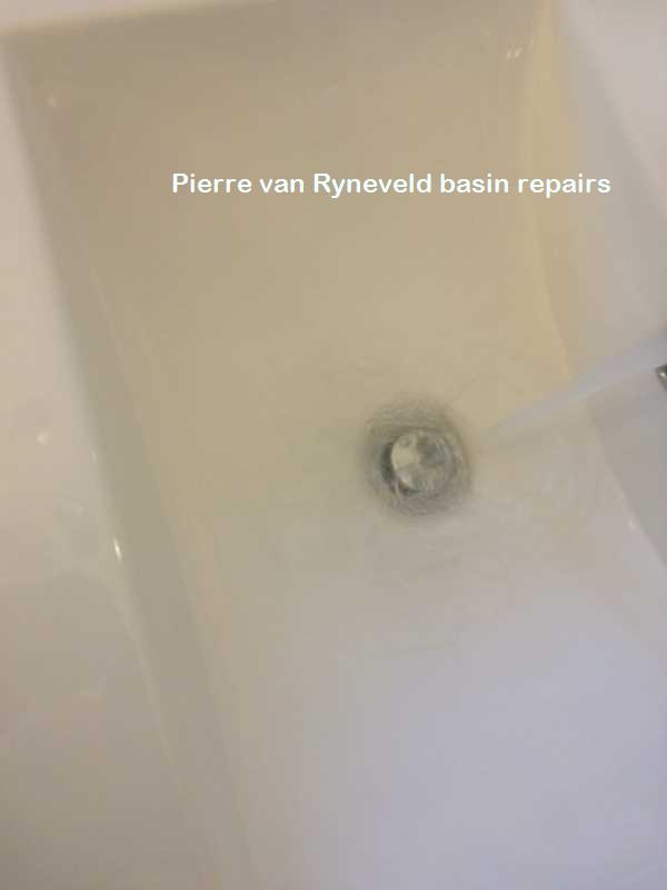 Pierre van Ryneveld basin repairs