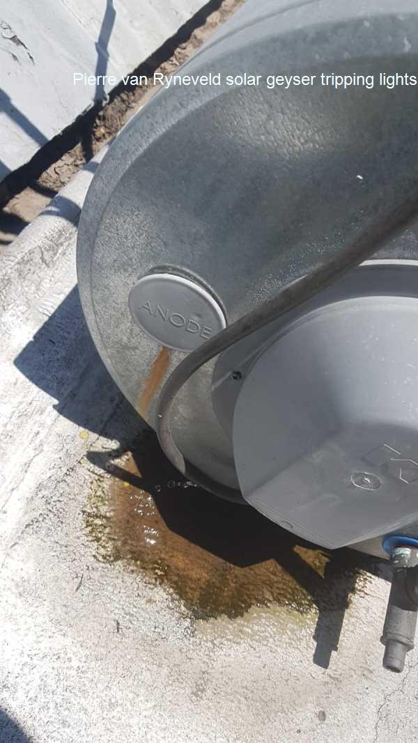 Pierre van Ryneveld solar geyser tripping lights