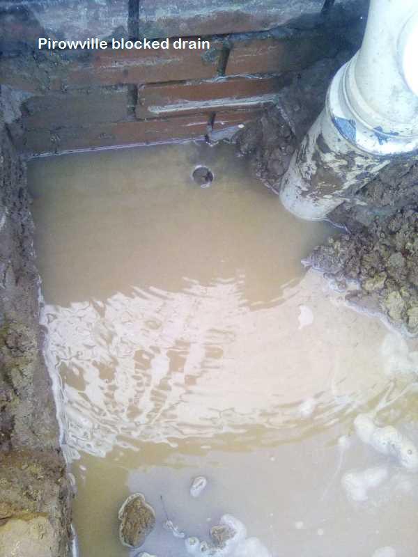 Pirowville blocked drain cleaners