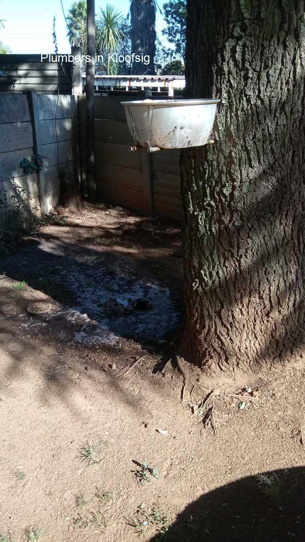 Plumbers in Kloofsigoffers no obligation quotations with a free call-out fee with guarantees on all work done.