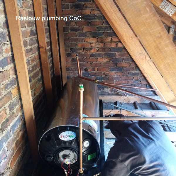 Raslouw plumbing CoC