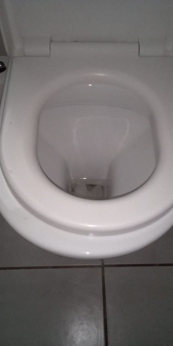 Toilet blockage from wipes and paper