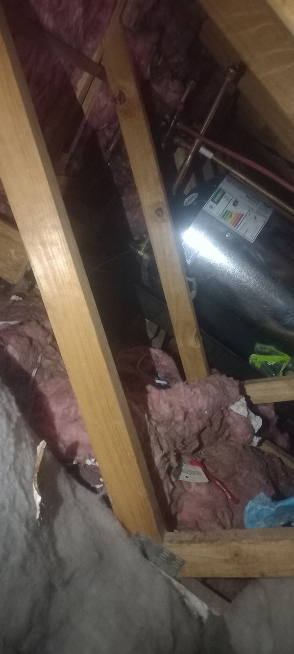 Spreading damage from heavy flooding burst geyser in Homelake