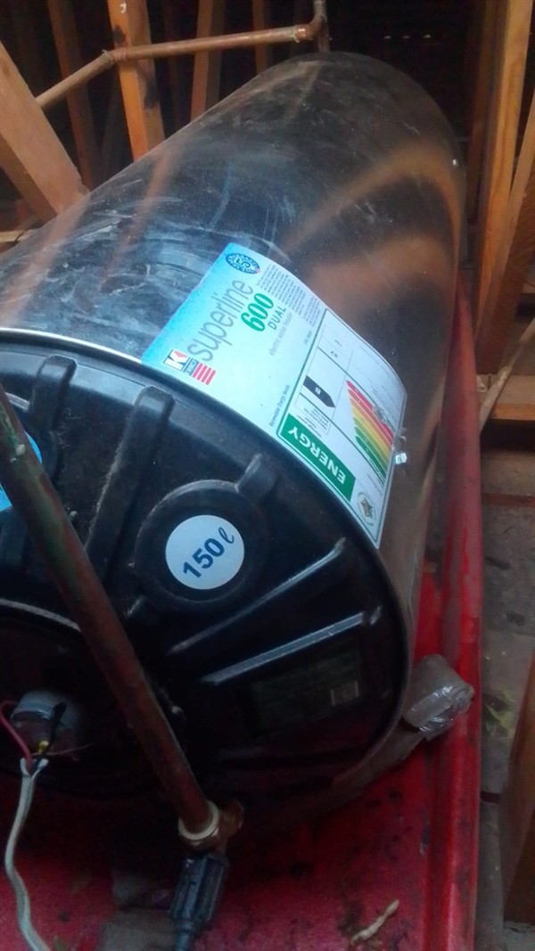 Flooding area needing replacement from burst geyser in Prinshof