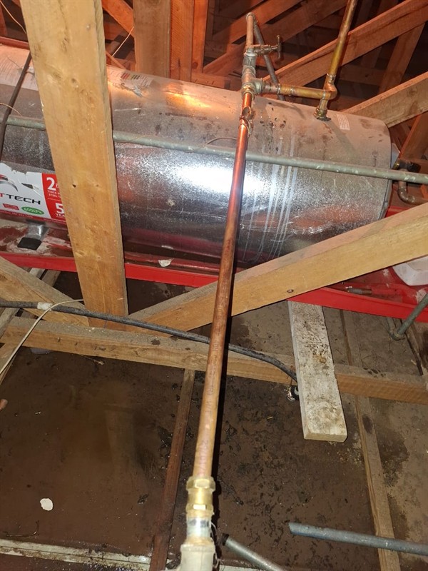 Major worry from gushing burst geyser in Robin Park