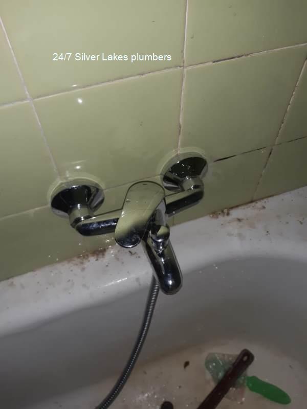 All hour plumbers in Silver Lakes repairing a plumbing system