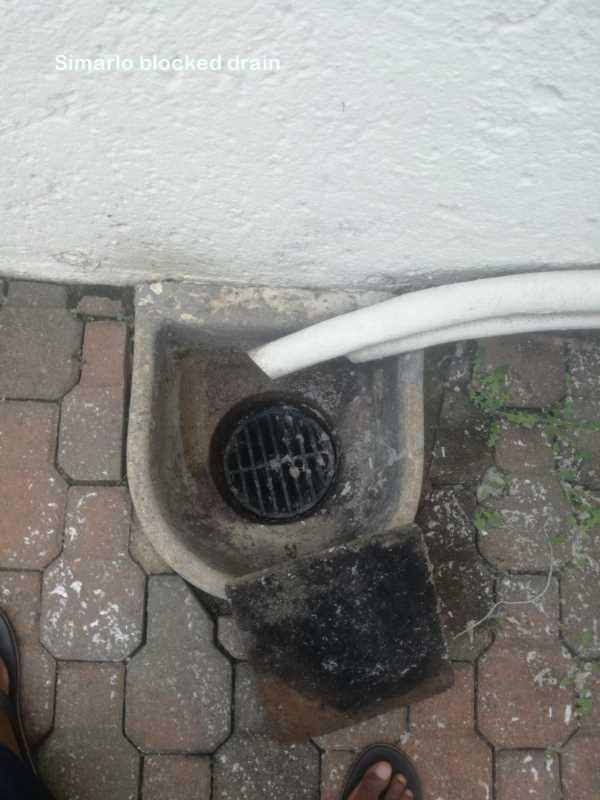 Simarlo blocked drain cleaners