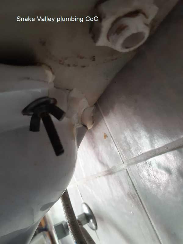 Snake Valley plumbing CoC