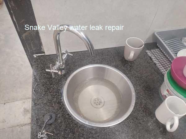 Snake Valley water leak repair by qaulified plumbers done while you wait as we do carry stock on board.