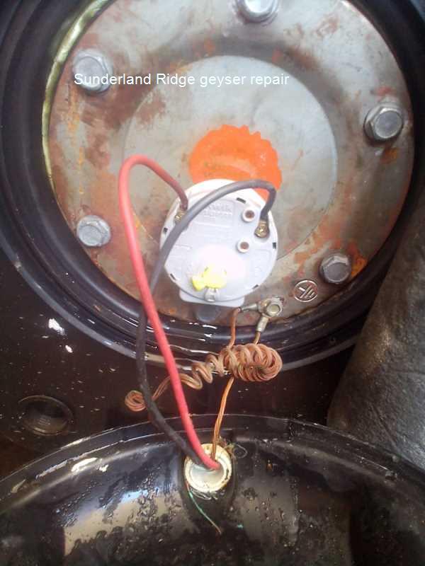 Sunderland Ridge geyser repair