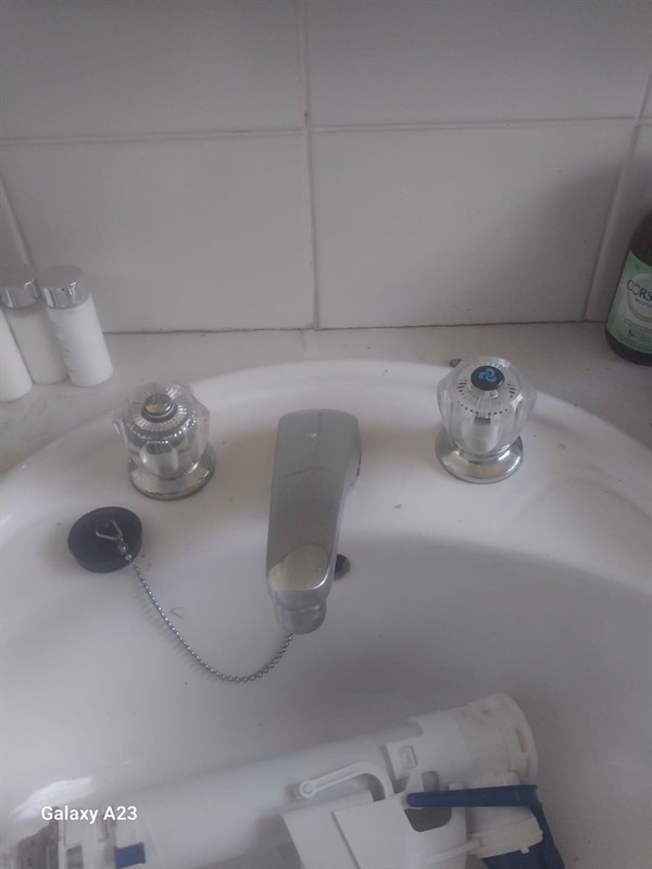 Ceiling mounted geyser opened during element and thermostat repair in Pageview showing internal wiring