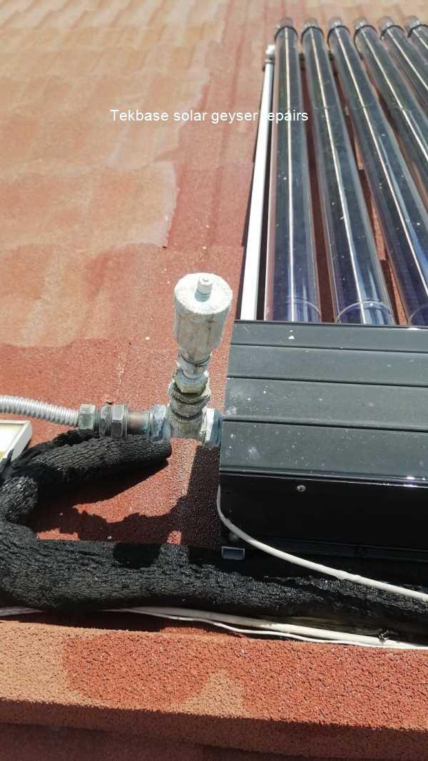 Tekbase solar geyser repair ensuring a total repair in Tekbase for all your solar geyser problems.