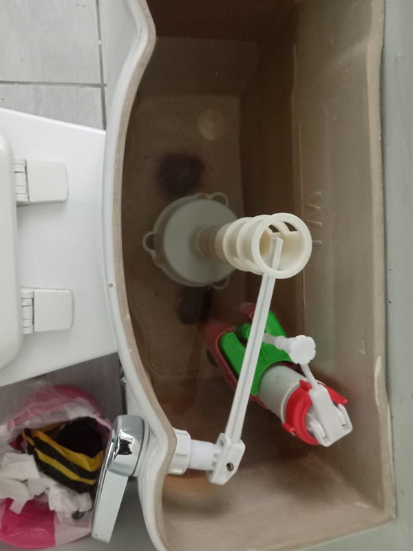 Open hot water geyser during thermostat and element repair in Haylon Hills with internal components visible