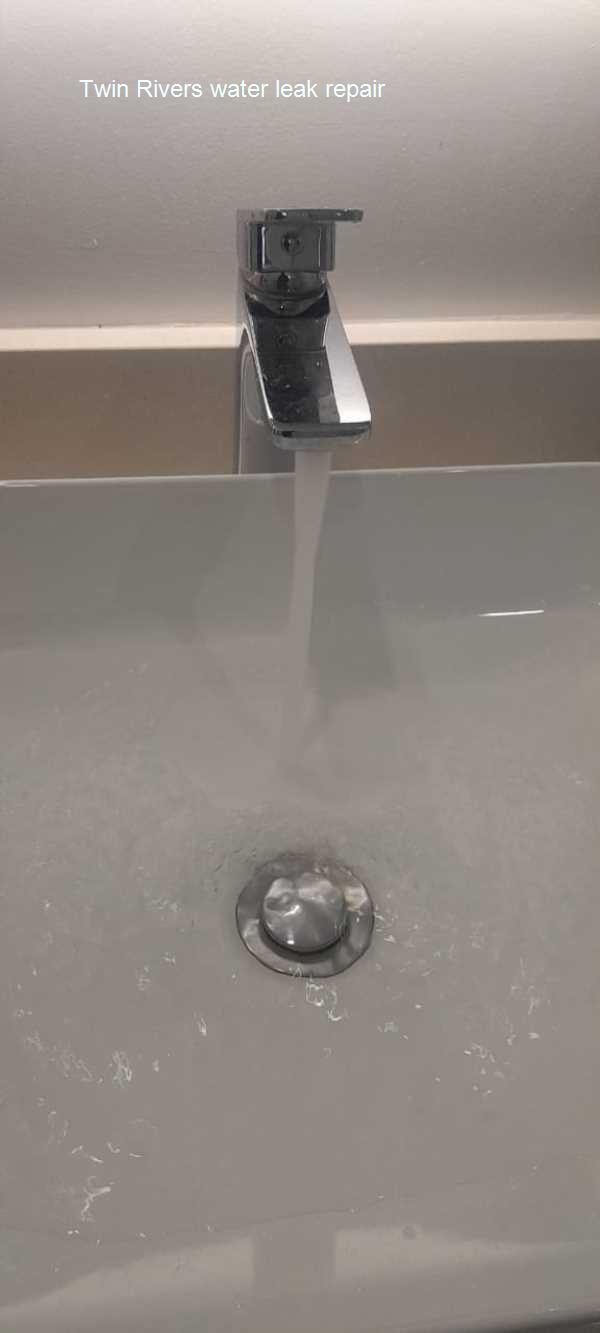 Twin Rivers water leak repair by qaulified plumbers done while you wait as we do carry stock on board.