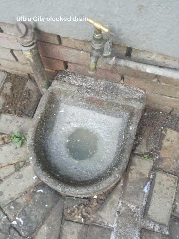 Ultra City blocked drain cleaners