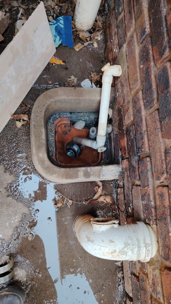 Pipe now flows freely after repair