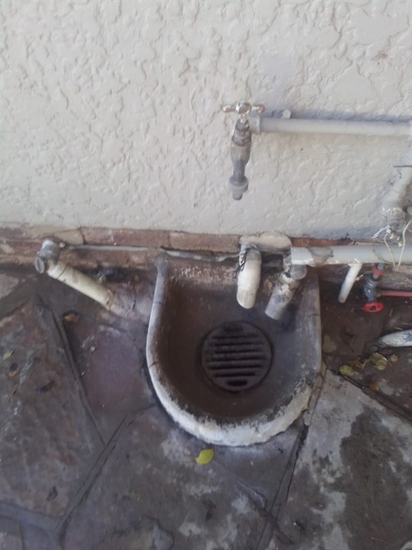 Full system flush on blocked drain