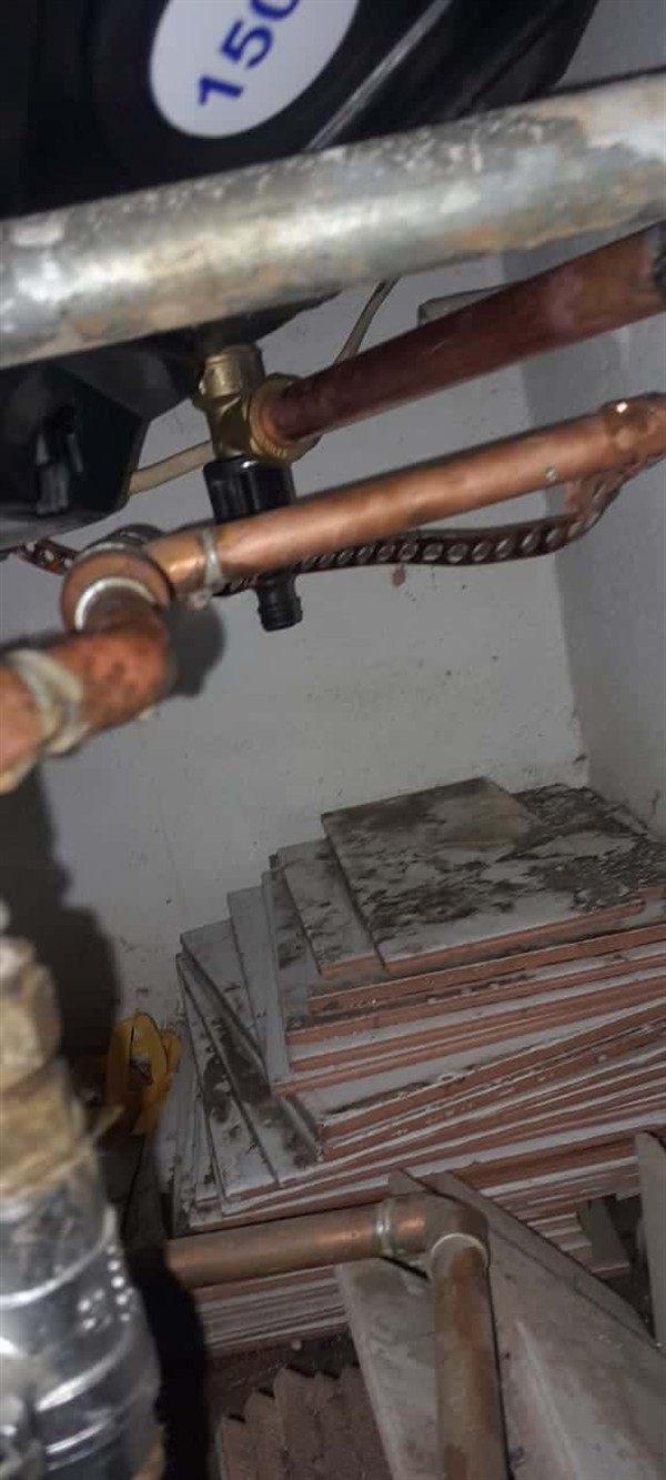 Affected room from flooding burst geyser in Moreleta Plaza