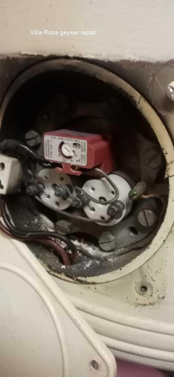 Villa Rosa geyser repair
